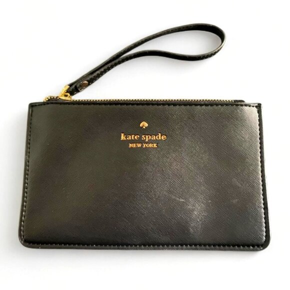 KATE SPADE Handbags - Kate Spade Street Black Leather Wristlet/Wallet MSRP $199